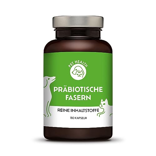 BOSCO PHARMA Natirliches Probiotika für Hunde & Katzen Präbiotika Kapseln - Ballaststoffen für eine gesunde Darmflora & Verdauung - robiotische Verdauung Nahrungsergänzungsmittel für Hunde (180) von BOSCO PHARMA