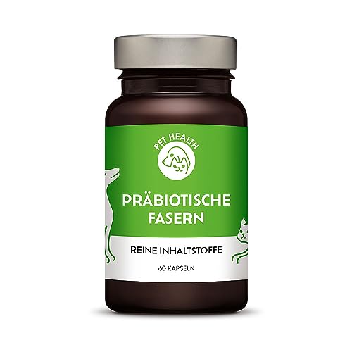 BOSCO PHARMA Natirliches Probiotika für Hunde & Katzen Präbiotika Kapseln - Ballaststoffen für eine gesunde Darmflora & Verdauung - robiotische Verdauung Nahrungsergänzungsmittel für Hunde (60) von BOSCO PHARMA