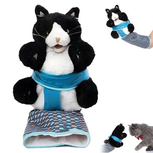 BOSENIYU Katzen Puppet Wrestler, Katze Interaktive Handspielzeug Puppe mit robuster Polsterung für Outdoor Gaming und Spielen von BOSENIYU
