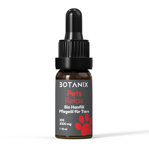 Pets Relax 2000 mg aus Hanfsamenöl, Hanföl für Hunde und Katzen, Tropfen Für innere Ruhe und Wohlbefinden in herausfordernden Momenten Pets Relax 2000 mg aus Hanfsamenöl, Hanföl für Hunde und Katzen, Tropfen Für innere Ruhe und Wohlbefinden in herausfordernden Momenten von BOTANIX