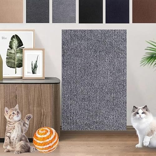 Zuschneidbare Selbstklebende Katzenkratzmatte, Katzenkratzpad, Katzenteppich, Ersatz for Katzenbaumregale, Katzenkratzer for Katzenregale, Stufen, Couch, Möbel, DIY-Schutz (Color : Gray2, Size : 40* Zuschneidbare Selbstklebende Katzenkratzmatte, Katzenkratzpad, Katzenteppich, Ersatz for Katzenbaumregale, Katzenkratzer for Katzenregale, Stufen, Couch, Möbel, DIY-Schutz (Color : Gray2, Size : 40* von BOTIZR