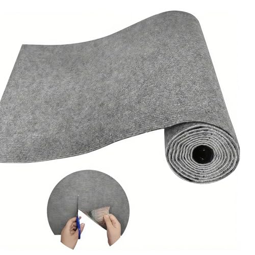 BOTOING Selbstklebend Kratzmatte Katze,200cmx40cm DIY Climbing Cat Scratcher,Kratzmatte Katze,kratzwand für Katzen für Katzenkratzmöbel (Grau, 200x40cm) von BOTOING