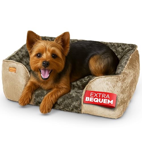 BOUCHABEL Komfortables Hundebett aus Memory-Schaum – Hundesofa, Hundekissen, Waschbar, rutschfest, Weich und Gemütlich – Perfekt für Kleine Hunde von BOUCHABEL