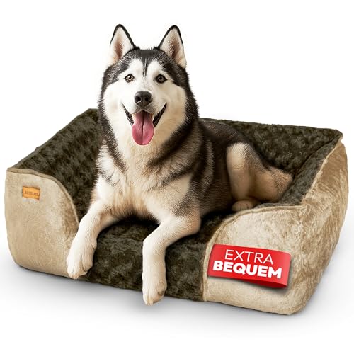 BOUCHABEL Komfortables Hundebett aus Memory-Schaum – Hundesofa, Hundekissen, Waschbar, rutschfest, Weich und Gemütlich – Perfekt für mittelgroße bis große Hunde BOUCHABEL Komfortables Hundebett aus Memory-Schaum – Hundesofa, Hundekissen, Waschbar, rutschfest, Weich und Gemütlich – Perfekt für mittelgroße bis große Hunde von BOUCHABEL