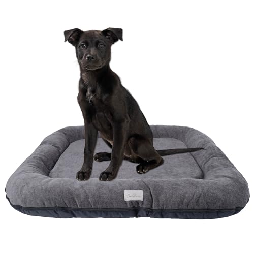BOUTIQUE ZOO Hundebett - Wasserfest, Waschbar Hundematte aus Codura | In & Outdoor für große und riesige Hunde | Farbe: Graphit, Größe XXL: 120 x 90 cm BOUTIQUE ZOO Hundebett - Wasserfest, Waschbar Hundematte aus Codura | In & Outdoor für große und riesige Hunde | Farbe: Graphit, Größe XXL: 120 x 90 cm von BOUTIQUE ZOO