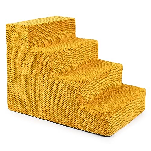 BOUTIQUE ZOO Hundetreppe 40 cm hoch | Katzentreppe Haustiertreppe | 4 Stufen | Hunde Katzen Haustier | für Bett und Auto | Trepp für kleine Hund | Plüschbezug | Farbe: Honig BOUTIQUE ZOO Hundetreppe 40 cm hoch | Katzentreppe Haustiertreppe | 4 Stufen | Hunde Katzen Haustier | für Bett und Auto | Trepp für kleine Hund | Plüschbezug | Farbe: Honig von BOUTIQUE ZOO
