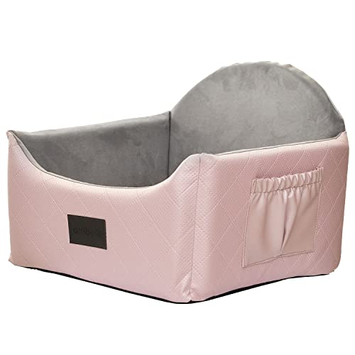 Hunde Auto Sitz, Hundebett 2in1 | Autositz für Hunde, Rückbank, Vordersitz | Universal Waschbar Hundeautositz für Hunde und Katzen | Farbe: Rosa | Kunstleder, Flauschig Plüsch | Große: 48 x 48 cm Hunde Auto Sitz, Hundebett 2in1 | Autositz für Hunde, Rückbank, Vordersitz | Universal Waschbar Hundeautositz für Hunde und Katzen | Farbe: Rosa | Kunstleder, Flauschig Plüsch | Große: 48 x 48 cm von BOUTIQUE ZOO