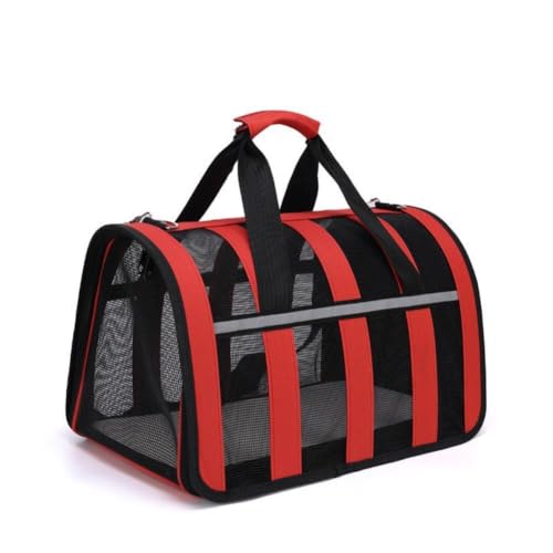 Atmungsaktive Outing-Tasche, tragbare Hundetasche, tragbar, faltbares Design, einzelner Rucksack, Schultertasche, atmungsaktive Haustiertasche von BOWTONG