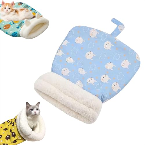 BOWTONG Gemütliches Haustiernest für Katzen und Hunde, tragbar, weicher Plüsch, 360°-Wickelung, bequemes Schlafbett, Katze, Herbst, Winter, Schlafhöhle, geeignet für drinnen und kleine Hunde BOWTONG Gemütliches Haustiernest für Katzen und Hunde, tragbar, weicher Plüsch, 360°-Wickelung, bequemes Schlafbett, Katze, Herbst, Winter, Schlafhöhle, geeignet für drinnen und kleine Hunde von BOWTONG