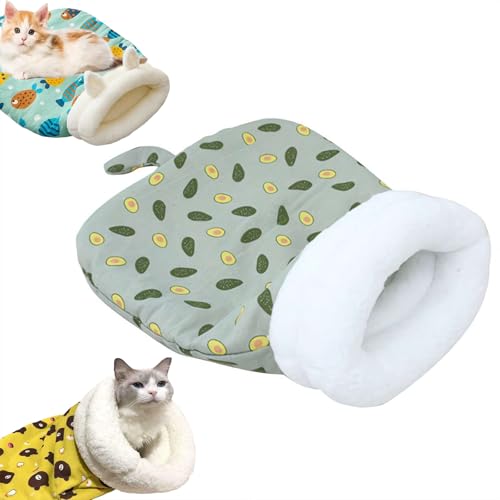 BOWTONG Gemütliches Haustiernest für Katzen und Hunde, tragbar, weicher Plüsch, 360°-Wickelung, bequemes Schlafbett, Katze, Herbst, Winter, Schlafhöhle, geeignet für drinnen und kleine Hunde BOWTONG Gemütliches Haustiernest für Katzen und Hunde, tragbar, weicher Plüsch, 360°-Wickelung, bequemes Schlafbett, Katze, Herbst, Winter, Schlafhöhle, geeignet für drinnen und kleine Hunde von BOWTONG