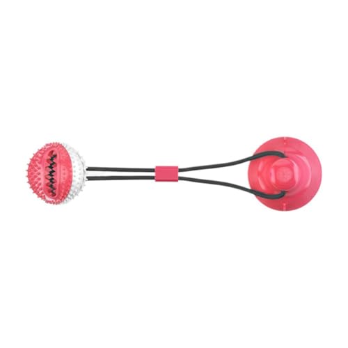BOWTONG Kauspielzeug für Hunde mit Saugnapf, Welpen-Trainingsspielzeug, Futterspenderball, Haustier-Zahnreinigung, Spielzeug für kleine Seile, Größe M BOWTONG Kauspielzeug für Hunde mit Saugnapf, Welpen-Trainingsspielzeug, Futterspenderball, Haustier-Zahnreinigung, Spielzeug für kleine Seile, Größe M von BOWTONG