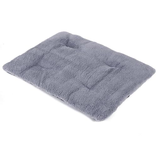 BOWTONG Pets Self Warming Dog Mat Self Heating Pet Bed with Removable Washable Cover Supplies Winter Warmer Thermal Waterproof Pad von BOWTONG