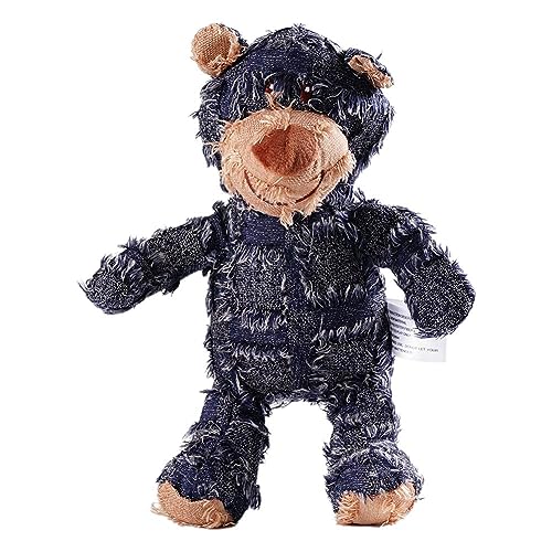 Indestructible Robust Bear Dog Stuffed Animals Chew Toy,Dog Squeaky Toys Teething Training Play Interactive Toys Extremebear toys Heavy Extremebear toys Animals Toy Toys Toy For Chew F von BOWTONG