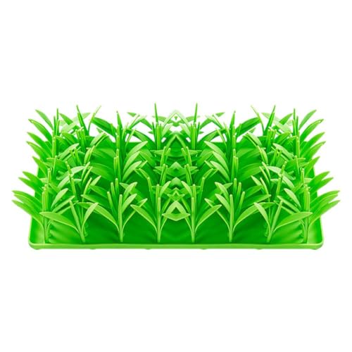 Lick Rasen für Katzen, Lick Lawn Anreicherung Matte, Silikon Grasmatte für Katzen, Matte für Katzengras Easy LickLawn Clea to für Haustiere von BOWTONG