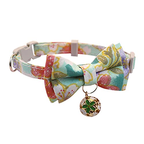Pet Supplies Pet Printed Bow Collars Adjustable With Small Dog Collars Up Pet And Sunflower Bell H1V5 Daisies Tool Dress von BOWTONG