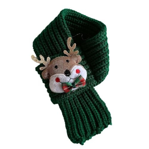 Weihnachtlicher Strickschal, niedlicher Schal, Haustier-Halstuch, Haustier-Winter-Kostüm, Welpenwärmer-Accessoire Weihnachtlicher Strickschal, niedlicher Schal, Haustier-Halstuch, Haustier-Winter-Kostüm, Welpenwärmer-Accessoire von BOWTONG