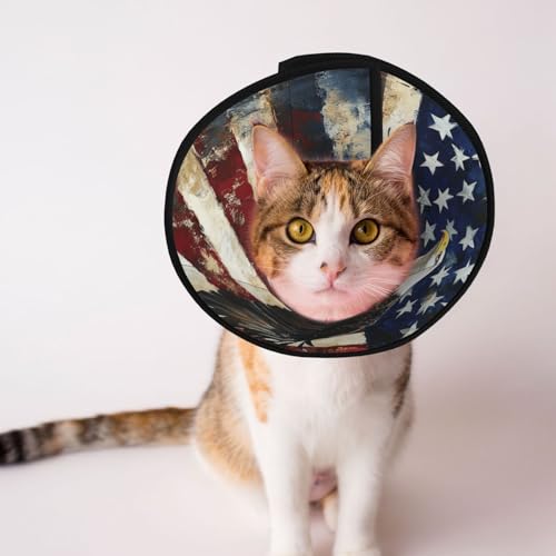 American Eagle weiches Hundehalsband, Depets verstellbare Genesung, Haustier-Kegel, E-Halsband für Katzen, Kätzchen, Kaninchen, bequemes elisabethanisches Halsband American Eagle weiches Hundehalsband, Depets verstellbare Genesung, Haustier-Kegel, E-Halsband für Katzen, Kätzchen, Kaninchen, bequemes elisabethanisches Halsband von BOXILTD
