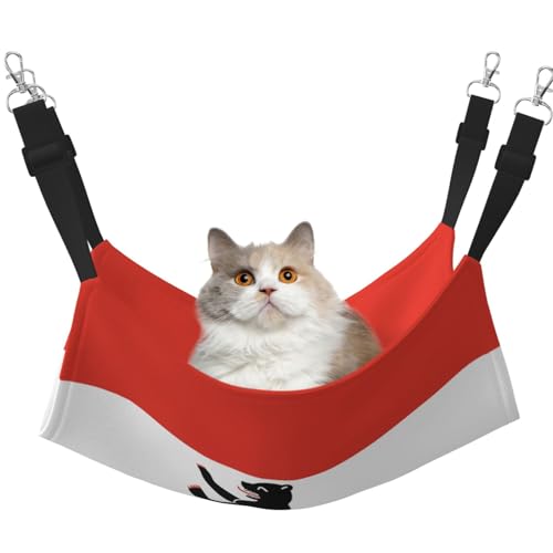 Berlin Flag Haustierhängematte für Katzen - Perfekte Katzenfensterhängematte für große Katzen, Frettchen, Kaninchen & Kleintiere, Schwarz Berlin Flag Haustierhängematte für Katzen - Perfekte Katzenfensterhängematte für große Katzen, Frettchen, Kaninchen & Kleintiere, Schwarz von BOXILTD