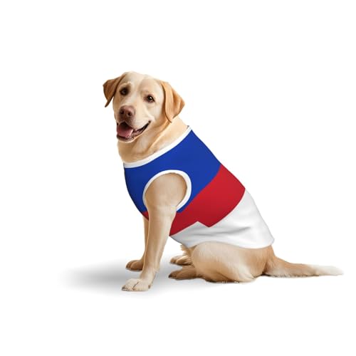 Flag of The Sorbs Hundekleidung für mittelgroße und große Hunde, weiche Baumwolle, Haustierkleidung für den täglichen Gebrauch, Spazierengehen, Größe L, Blau, Gelb Flag of The Sorbs Hundekleidung für mittelgroße und große Hunde, weiche Baumwolle, Haustierkleidung für den täglichen Gebrauch, Spazierengehen, Größe L, Blau, Gelb von BOXILTD