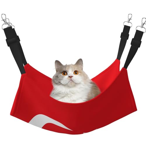 Flag of Turkey Haustierhängematte für Katzen - Perfekte Katzenfensterhängematte für große Katzen, Frettchen, Kaninchen & Kleintiere, Schwarz Flag of Turkey Haustierhängematte für Katzen - Perfekte Katzenfensterhängematte für große Katzen, Frettchen, Kaninchen & Kleintiere, Schwarz von BOXILTD
