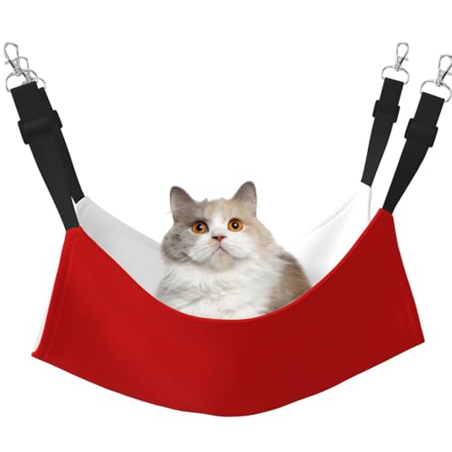 Flagge Hessen Haustierhängematte für Katzen - Perfekte Katzenfensterhängematte für große Katzen, Frettchen, Kaninchen & Kleintiere, Schwarz Flagge Hessen Haustierhängematte für Katzen - Perfekte Katzenfensterhängematte für große Katzen, Frettchen, Kaninchen & Kleintiere, Schwarz von BOXILTD