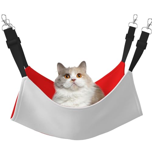 Flagge Thüringen Haustierhängematte für Katzen - Perfekte Katzenfensterhängematte für große Katzen, Frettchen, Kaninchen & Kleintiere, Schwarz Flagge Thüringen Haustierhängematte für Katzen - Perfekte Katzenfensterhängematte für große Katzen, Frettchen, Kaninchen & Kleintiere, Schwarz von BOXILTD