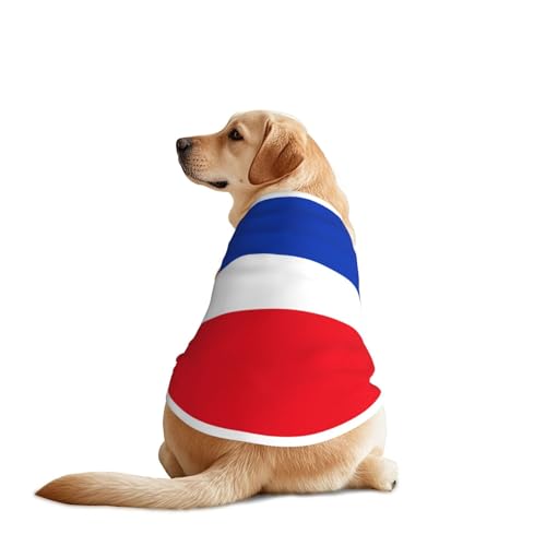 Flagge des Kantons Schleswig-Holstein Hunde-Shirt, Weste, leicht, dehnbar, für mittelgroße und große Rassen, für Spaziergänge, Outdoor-Aktivitäten Flagge des Kantons Schleswig-Holstein Hunde-Shirt, Weste, leicht, dehnbar, für mittelgroße und große Rassen, für Spaziergänge, Outdoor-Aktivitäten von BOXILTD