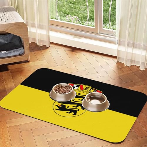 Flagge des Landes Baden-Württemberg Haustier-Futtermatte für Hunde & Katzen – leicht zu reinigende & tragbare Hundenapfmatte, schnell trocknende Wasserspendermatte für Hund und Katze (30x45, Schwarz) Flagge des Landes Baden-Württemberg Haustier-Futtermatte für Hunde & Katzen – leicht zu reinigende & tragbare Hundenapfmatte, schnell trocknende Wasserspendermatte für Hund und Katze (30x45, Schwarz) von BOXILTD