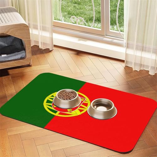 Futternapf-Matte für Hunde und Katzen, leicht zu reinigen, tragbar, schnell trocknend, Wasserspendermatte für Hund und Katze, 30 x 45 cm, Schwarz Futternapf-Matte für Hunde und Katzen, leicht zu reinigen, tragbar, schnell trocknend, Wasserspendermatte für Hund und Katze, 30 x 45 cm, Schwarz von BOXILTD