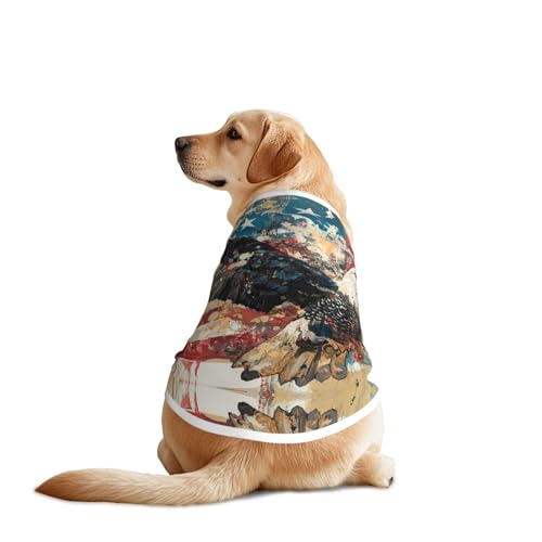 Goshawk Hunde-Shirt, leicht, dehnbar, für mittelgroße und große Rassen, für Spaziergänge, Outdoor-Aktivitäten von BOXILTD