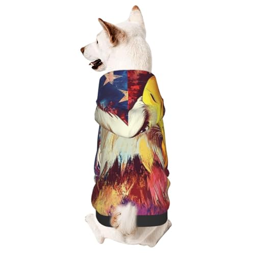 Hübscher Adler-Hundekleidung für kleine Hunde – niedlicher Kapuzenpullover für kleine und mittelgroße Hunde und Katzen Hübscher Adler-Hundekleidung für kleine Hunde – niedlicher Kapuzenpullover für kleine und mittelgroße Hunde und Katzen von BOXILTD