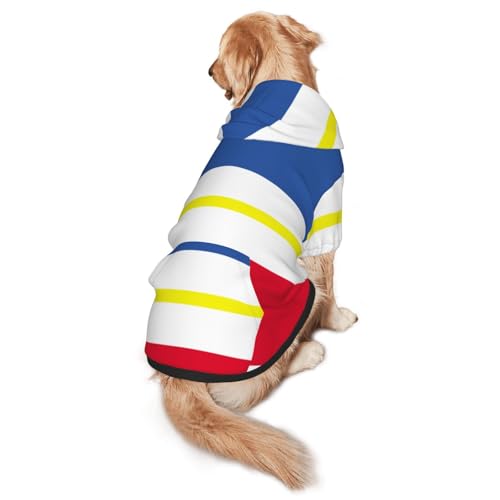 Hunde-Kapuzenpullover Flagge des Kantons Mecklenburg – Hunde-Kapuzenpullover für mittelgroße & große Hunde – stilvolles Haustier-Sweatshirt mit Tasche und Loch für die Leine Hunde-Kapuzenpullover Flagge des Kantons Mecklenburg – Hunde-Kapuzenpullover für mittelgroße & große Hunde – stilvolles Haustier-Sweatshirt mit Tasche und Loch für die Leine von BOXILTD