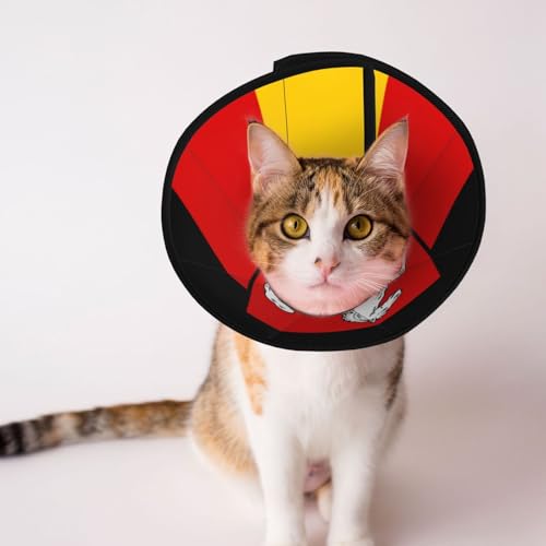 Hundehalsband mit Flagge von Niedersachsen, weiches Hundehalsband, Depets verstellbar, Genesung, Haustierkegel, E-Halsband für Katzen, Kätzchen, Kaninchen, bequemes elisabethanisches Halsband von BOXILTD