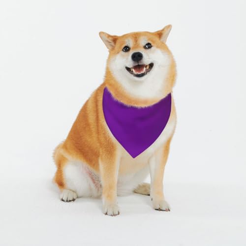 Hundehalstuch, verstellbar, für kleine bis große Hunde, Welpen, Katzen, Dunkelviolett, Schwarz Hundehalstuch, verstellbar, für kleine bis große Hunde, Welpen, Katzen, Dunkelviolett, Schwarz von BOXILTD