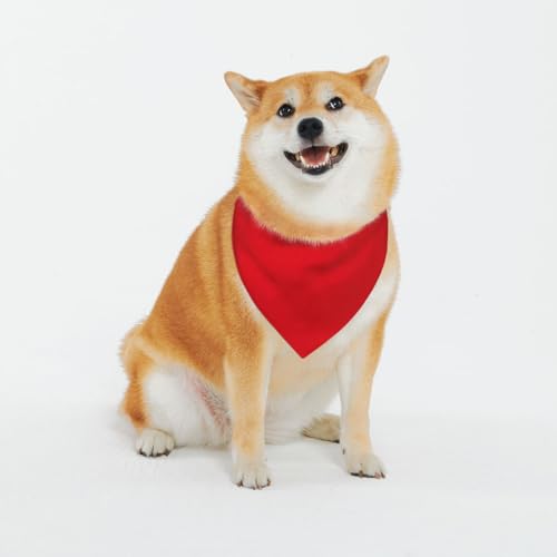 Hundehalstuch, verstellbar, für kleine bis große Hunde, Welpen, Katzen, Schwarz von BOXILTD