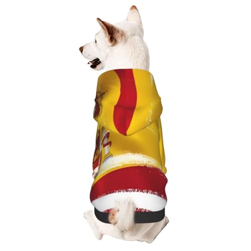 Hundekleidung für kleine Hunde mit Spanien-Flagge, niedlicher Kapuzenpullover für kleine und mittelgroße Hunde und Katzen Hundekleidung für kleine Hunde mit Spanien-Flagge, niedlicher Kapuzenpullover für kleine und mittelgroße Hunde und Katzen von BOXILTD