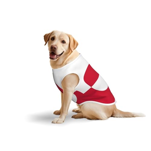 Hundekleidung mit Grönland-Flagge für mittelgroße und große Hunde, weiche Baumwolle, Haustierkleidung für den täglichen Gebrauch, Spazierengehen, Größe L, Blau, Gelb Hundekleidung mit Grönland-Flagge für mittelgroße und große Hunde, weiche Baumwolle, Haustierkleidung für den täglichen Gebrauch, Spazierengehen, Größe L, Blau, Gelb von BOXILTD
