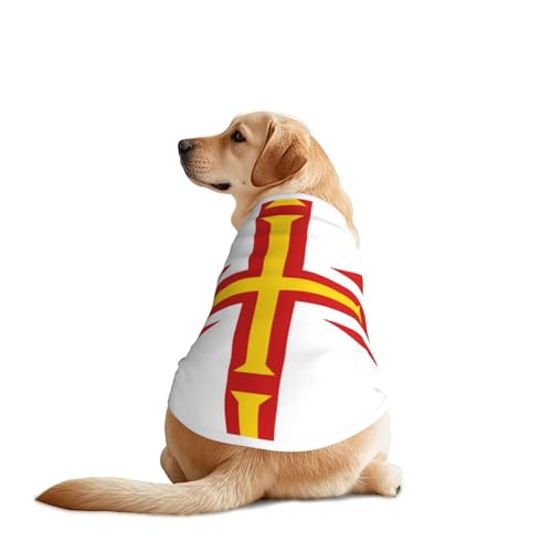 Hundeweste mit Flagge der Guernsey-Inseln, leicht, dehnbar, für mittelgroße und große Rassen, zum Spazierengehen, für Outdoor-Aktivitäten Hundeweste mit Flagge der Guernsey-Inseln, leicht, dehnbar, für mittelgroße und große Rassen, zum Spazierengehen, für Outdoor-Aktivitäten von BOXILTD