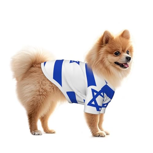 Hundeweste mit israelischer Flagge, Sommer-Haustierkleidung für kleine Hunde, geeignet für Spaziergänge und Outdoor-Aktivitäten Hundeweste mit israelischer Flagge, Sommer-Haustierkleidung für kleine Hunde, geeignet für Spaziergänge und Outdoor-Aktivitäten von BOXILTD