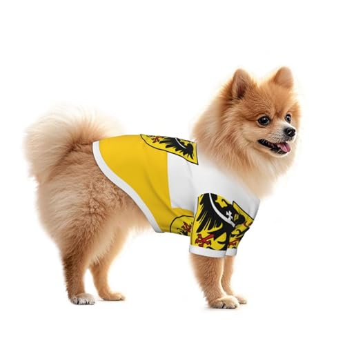 Hundeweste mit schlesischer Flagge, Sommer-Haustierkleidung für kleine Hunde, geeignet für Spaziergänge und Outdoor-Aktivitäten Hundeweste mit schlesischer Flagge, Sommer-Haustierkleidung für kleine Hunde, geeignet für Spaziergänge und Outdoor-Aktivitäten von BOXILTD