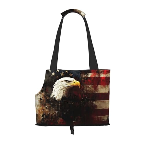North American Eagle Hundetragetasche, Tragetasche für Haustiere, geeignet für Welpen, kleine Katzen im Freien, Schwarz North American Eagle Hundetragetasche, Tragetasche für Haustiere, geeignet für Welpen, kleine Katzen im Freien, Schwarz von BOXILTD