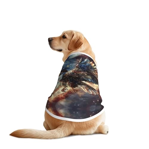 Soaring Eagle Hunde-Shirt, leicht, dehnbar, für mittelgroße und große Rassen, für Spaziergänge, Outdoor-Aktivitäten Soaring Eagle Hunde-Shirt, leicht, dehnbar, für mittelgroße und große Rassen, für Spaziergänge, Outdoor-Aktivitäten von BOXILTD