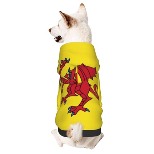 Somerset County Flag Hundekleidung für kleine Hunde – niedlicher Kapuzenpullover für kleine mittelgroße Hunde und Katzen Somerset County Flag Hundekleidung für kleine Hunde – niedlicher Kapuzenpullover für kleine mittelgroße Hunde und Katzen von BOXILTD