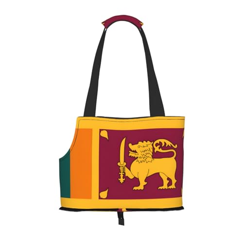 Sri Lanka Flagge Hund und Katze Sling Carrier - Haustiertragetasche, Geeignet für Welpen, kleine Katzen im Freien, Schwarz Sri Lanka Flagge Hund und Katze Sling Carrier - Haustiertragetasche, Geeignet für Welpen, kleine Katzen im Freien, Schwarz von BOXILTD