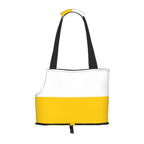 The Schlesische Flagge Hundetragetasche, Tragetasche für Haustiere, geeignet für Welpen, kleine Katzen im Freien, Schwarz The Schlesische Flagge Hundetragetasche, Tragetasche für Haustiere, geeignet für Welpen, kleine Katzen im Freien, Schwarz von BOXILTD