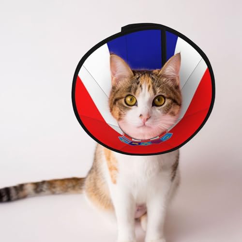 Weiches Hundehalsband mit Flagge der Republik Kroatien, Depets verstellbare Genesung, Haustier-Kegel, E-Halsband für Katzen, Kätzchen, Kaninchen, bequemes elisabethanisches Halsband von BOXILTD