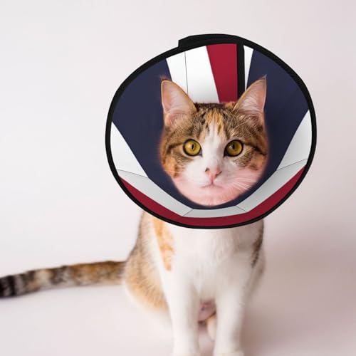 Weiches Hundehalsband mit Thailand-Flagge, Depets, verstellbar, für Katzen, Kätzchen, Kaninchen, bequemes elisabethanisches Halsband von BOXILTD