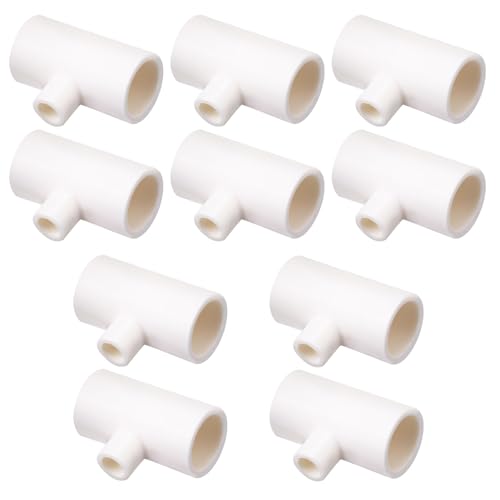 10 Stück T-Stücke für Hühnertränken, 1/2 Zoll Slip x 1/8 Zoll FPT Verdickt PVC-T-Stück für Hühnertränken for Gewinde Geflügeltränken Nippel und Tränken 10 Stück T-Stücke für Hühnertränken, 1/2 Zoll Slip x 1/8 Zoll FPT Verdickt PVC-T-Stück für Hühnertränken for Gewinde Geflügeltränken Nippel und Tränken von BOXOB