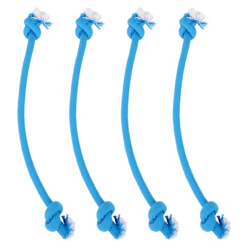 BOXOB 4stk Ersatzgurte für Hundespielzeug, Ersatzgurte für Mobile Hundebälle Welpen und Mittelgroße Hunde und Katzen Haustierspielzeugzubehör (Blau) von BOXOB