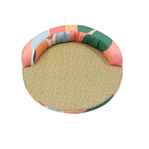 Katzen-Kühlmatte, Hundebett-Matten, Sommer, Rattan, gewebte Katzenmatte mit Kissen, Kühldecke für Hund, Katze, B - 40 cm Katzen-Kühlmatte, Hundebett-Matten, Sommer, Rattan, gewebte Katzenmatte mit Kissen, Kühldecke für Hund, Katze, B - 40 cm von BOYH